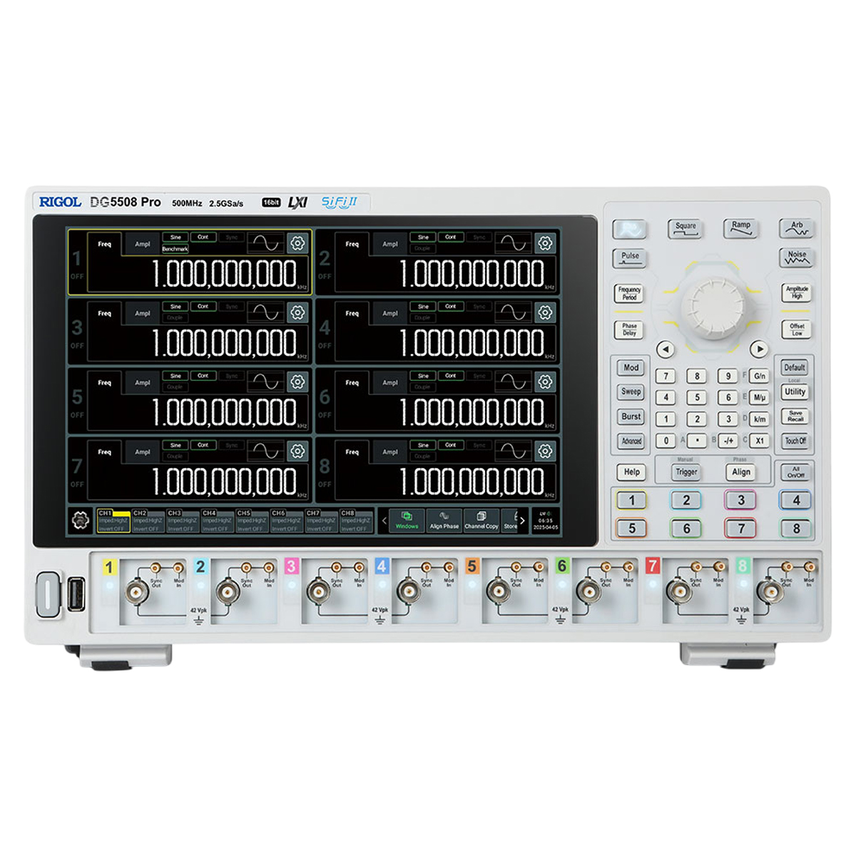 RIGOL DG5508 Pro - генератор сигналов произвольной формы