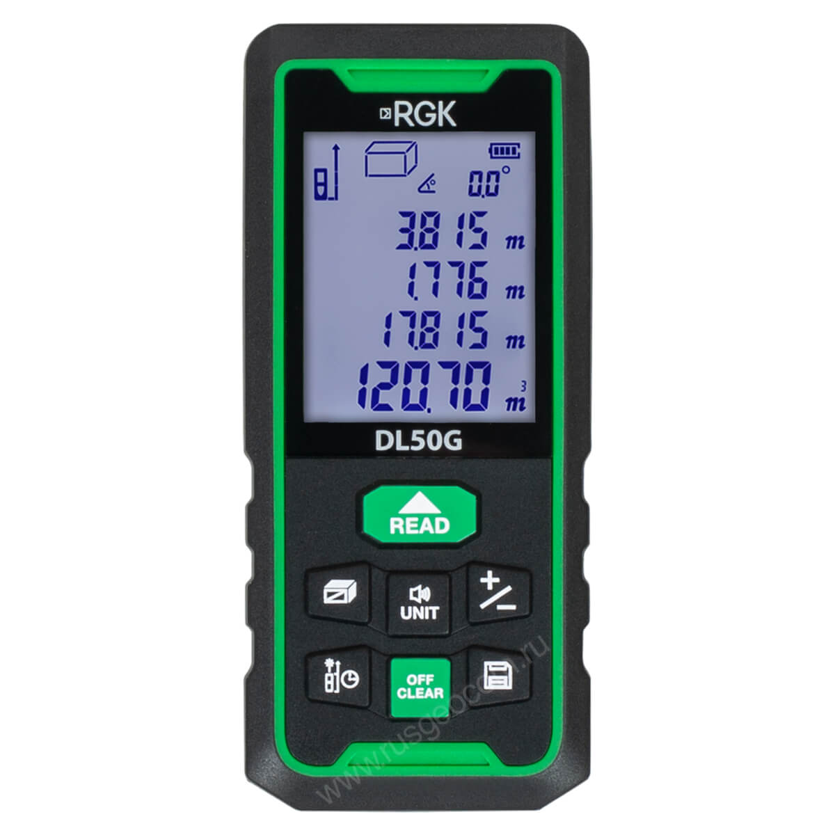 RGK DL50G - лазерный дальномер с зеленым лучом
