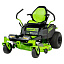 Райдер с нулевым радиусом разворота Greenworks GC82ZT107 82V (107 см) бесщеточный аккумуляторный с 6хАКБ 5 Ач + 3хЗУ G82C2