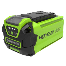 Greenworks GD40BV 40V (370 км/ч) бесщеточный с АКБ 2 Ач с USB, без ЗУ - воздуходув-пылесос аккумуляторный