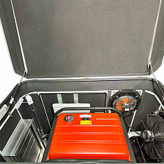 A-iPower A11000TEAX в тихом зимнем кожухе 1600 RAL 7035 + блок автозапуска A-iPower 230В/400В 100А 8 ПИН