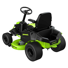 Greenworks GC82LT107 82V (107 см) - трактор садовый бесщеточный аккумуляторный с 6хАКБ 5 Ач + ЗУ GС82СР600