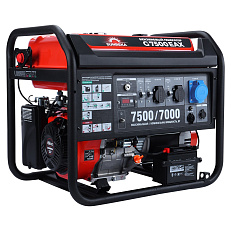 SUNREKA G7500EAX в супертихом зимнем кожухе 1400SS RAL 7024 - бензиновый генератор