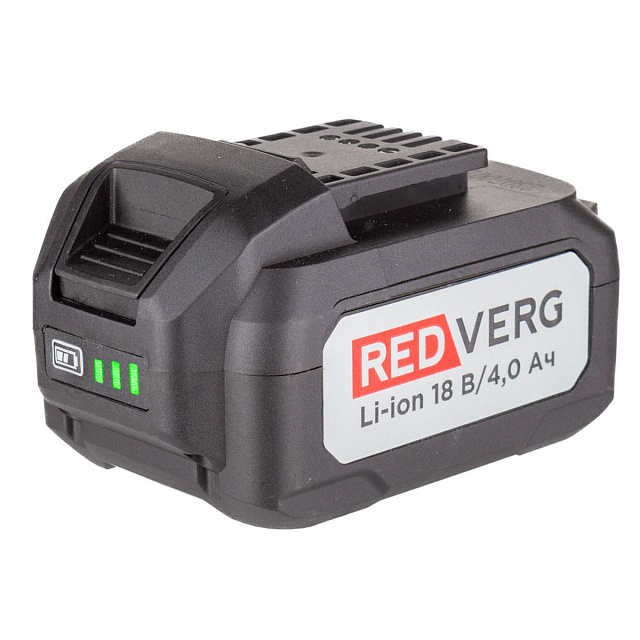 Аккумулятор REDVERG Li-Ion 18В 4 А.ч.