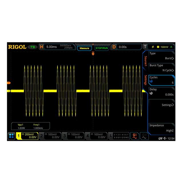 Опция двухканального генератора сигналов MSO7000-AWG