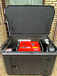 A-iPower A9000EAX в супертихом зимнем кожухе 1400SS RAL 8019 + блок автозапуска A-iPower 230 В, 50 А