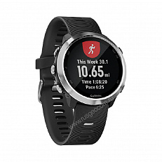 часы Garmin Forerunner 645 с черным ремешком