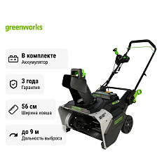 Greenworks 82SN22 с АКБ 5 Ач, без ЗУ