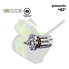 Greenworks GD40SS2, 40V с АКБ 4 А.ч. с USB, без ЗУ