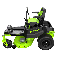 Greenworks GC82ZT107 82V (107 см) - райдер с нулевым радиусом разворота бесщеточный аккумуляторный с 6хАКБ 5 Ач + 3хЗУ G82C2