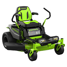 Greenworks GC82ZT107 82V (107 см) - райдер с нулевым радиусом разворота бесщеточный аккумуляторный с 6хАКБ 8 Ач + 3хЗУ G82C2