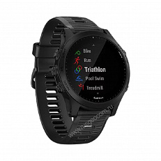 Garmin Forerunner 945 черные с чёрным ремешком