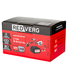 Аккумулятор REDVERG Li-Ion 18В 4 А.ч.